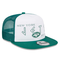 New York Jets New Era Banger 9FIFTY Trucker Snapback Hat - White/Green Hats