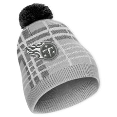 Tennessee Titans WEAR by Erin Andrews Women's Plaid Knit Hat with Pom & Scarf Set