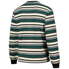 Chicago Cubs PLEASURES Ballpark Long Sleeve T-Shirt - Cream/Green T-shirts