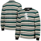 Chicago White Sox PLEASURES Ballpark Long Sleeve T-Shirt - Cream/Green T-shirts