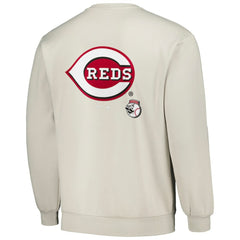 Cincinnati Reds PLEASURES Ballpark Pullover Sweatshirt - Gray Pullover