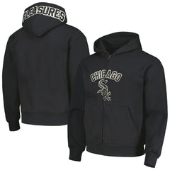 Chicago White Sox PLEASURES Opening Day Full-Zip Hoodie - Black Hoodies