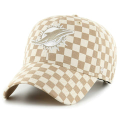 Miami Dolphins '47 Women's Vibe Check Clean Up Adjustable Hat - Tan Hats