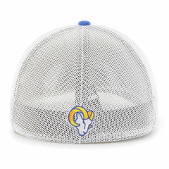 Los Angeles Rams '47 Leather Head Flex Hat - Blue Hats