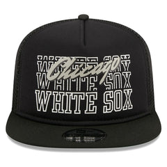 Chicago White Sox New Era Street Team A-Frame Trucker 9FIFTY Snapback Hat - Black Hats