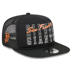 San Francisco Giants New Era Street Team A-Frame Trucker 9FIFTY Snapback Hat - Black Hats