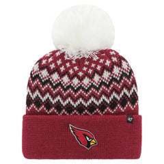 Arizona Cardinals '47 Women's Elsa Cuffed Knit Hat with Pom - Cardinal Hats