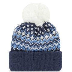 Tennessee Titans '47 Women's Elsa Cuffed Knit Hat with Pom - Navy Hats