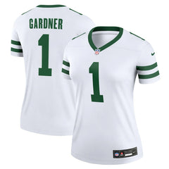 Ahmad Sauce Gardner New York Jets Women's Legend Player Performance Top - Legacy White Tops