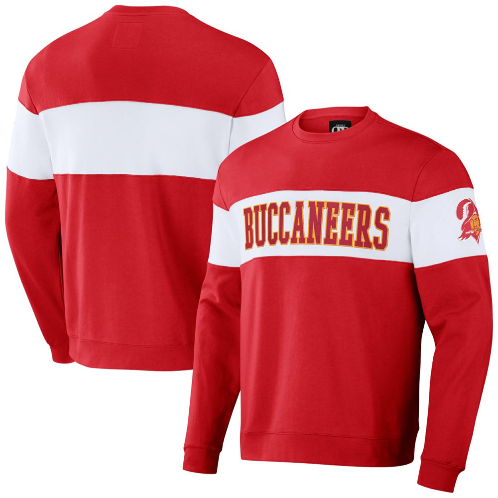 Tampa Bay Buccaneers NFL x Darius Rucker Collection Team Color & White Pullover Sweatshirt - Red Pullover