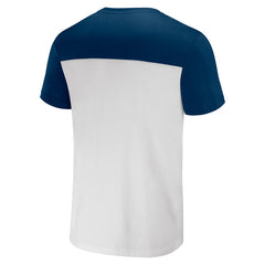 Seattle Seahawks NFL x Darius Rucker Collection Colorblocked T-Shirt - White/College Navy T-shirts