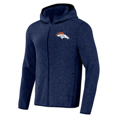 Denver Broncos NFL x Darius Rucker Collection Fleece Pullover Hoodie - Navy Hoodies