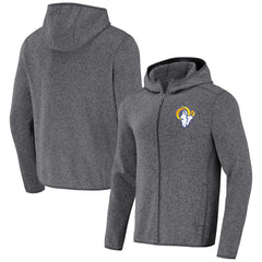 Los Angeles Rams NFL x Darius Rucker Collection Fleece Pullover Hoodie - Gray Hoodies