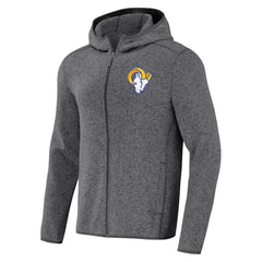 Los Angeles Rams NFL x Darius Rucker Collection Fleece Pullover Hoodie - Gray Hoodies