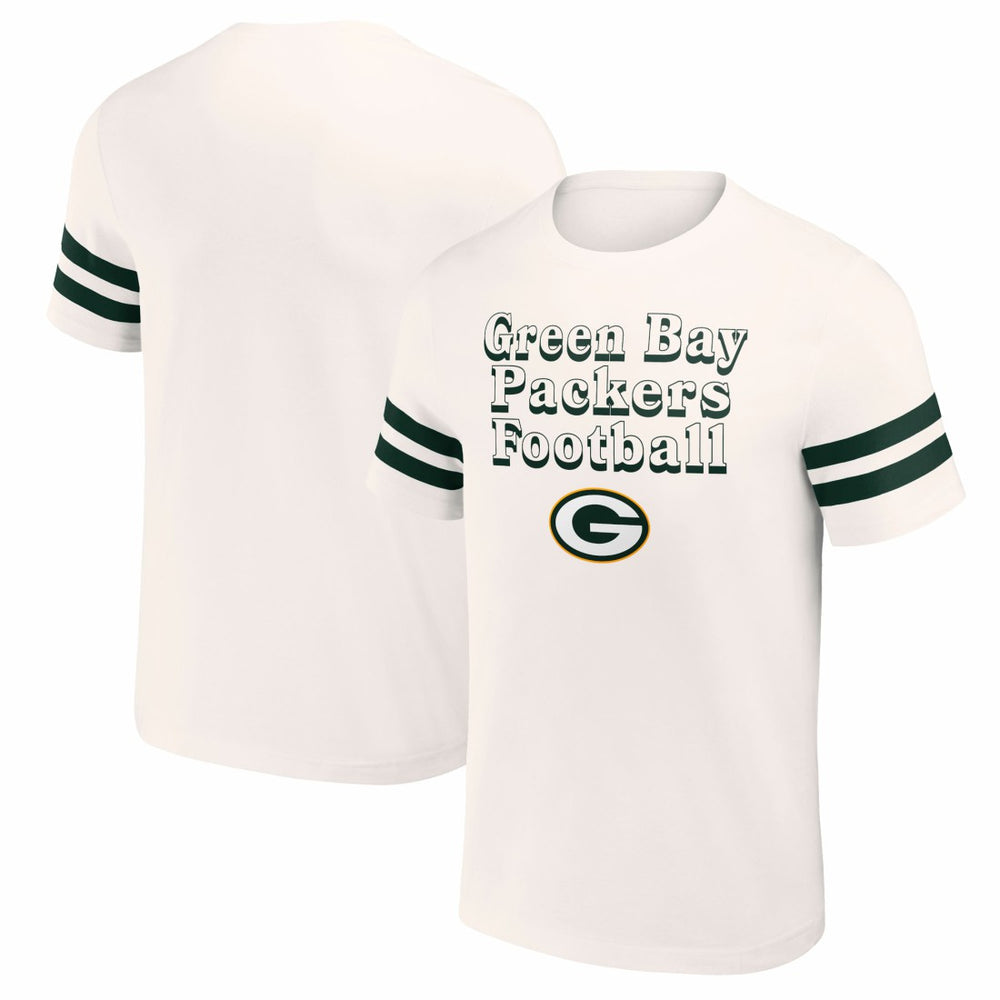 Green Bay Packers NFL x Darius Rucker Collection Vintage T-Shirt - Cream T-shirts