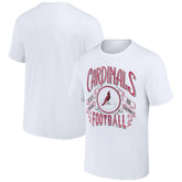 Arizona Cardinals NFL x Darius Rucker Collection Vintage Football T-Shirt - White T-shirts