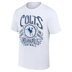 Indianapolis Colts NFL x Darius Rucker Collection Vintage Football T-Shirt - White T-shirts