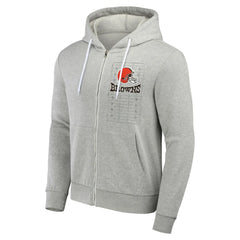 Cleveland Browns NFL x Darius Rucker Collection Domestic Full-Zip Hoodie - Heather Gray Hoodies
