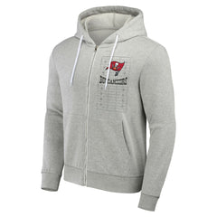Tampa Bay Buccaneers NFL x Darius Rucker Collection Domestic Full-Zip Hoodie - Heather Gray Hoodies