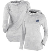 New York Yankees Columbia Women's Omni-Wick Sunday Ball Pullover Hoodie - White Hoodies