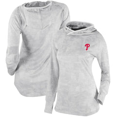 Philadelphia Phillies Columbia Women's Omni-Wick Sunday Ball Pullover Hoodie - White Hoodies