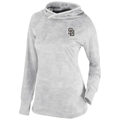 San Diego Padres Columbia Women's Omni-Wick Sunday Ball Pullover Hoodie - White Hoodies