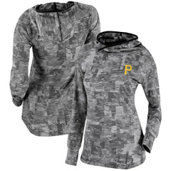 Pittsburgh Pirates Columbia Women's Omni-Wick Sunday Ball Pullover Hoodie - Black Hoodies