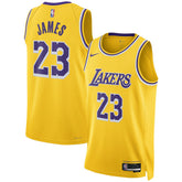 LeBron James Los Angeles Lakers Unisex Swingman Jersey Icon Edition Gold - Nike