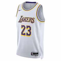 LeBron James Los Angeles Lakers Unisex Swingman Jersey Association Edition White - Nike