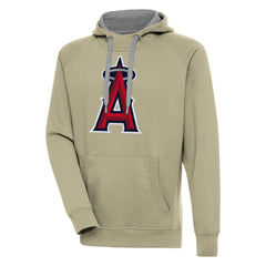 Los Angeles Angels Antigua Victory Pullover Hoodie - Khaki Hoodies