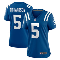 Anthony Richardson Sr. Indianapolis Colts Women's Team Game Jersey - Royal Jerseys