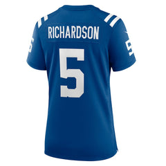 Anthony Richardson Sr. Indianapolis Colts Women's Team Game Jersey - Royal Jerseys