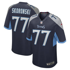 Peter Skoronski Tennessee Titans Game Jersey - Navy Jerseys