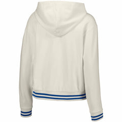 Houston Astros Lusso Women's Magnolia Tri-Blend Quarter-Zip Hoodie - White Hoodies