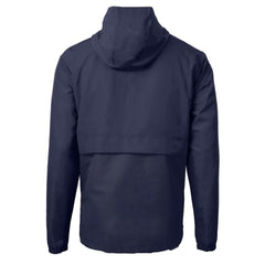 Chicago Cubs Cutter & Buck Charter Eco Recycled Half-Zip Anorak Jacket - Navy Jackets