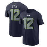 12s Seattle Seahawks Name & Number T-Shirt - College Navy T-shirts