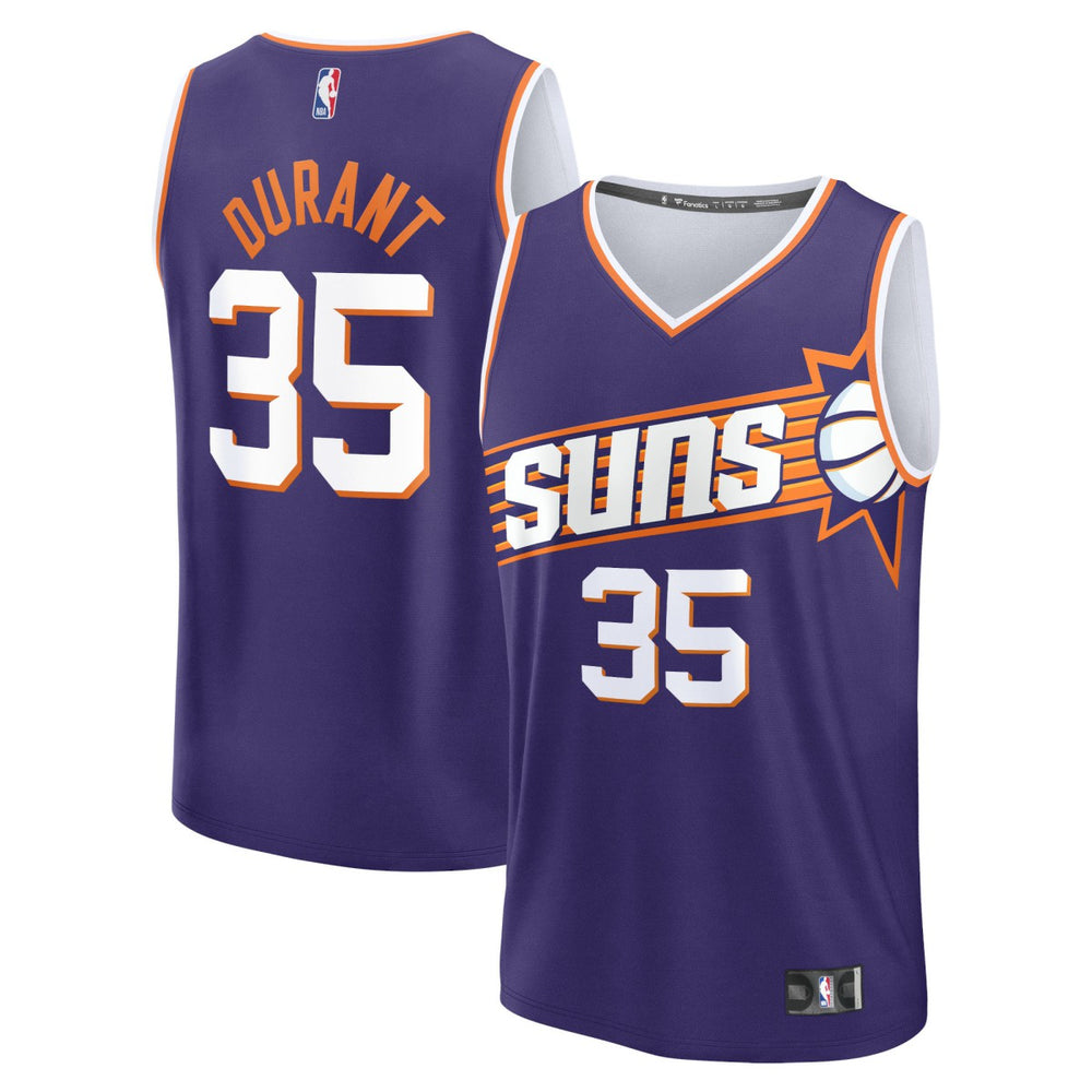 Kevin Durant Phoenix Suns Fast Break Replica Jersey Icon Edition Purple - Fanatics