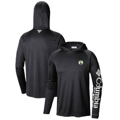 Boston Celtics Terminal Tackle Long Sleeve Hoodie T-Shirt Black - Columbia