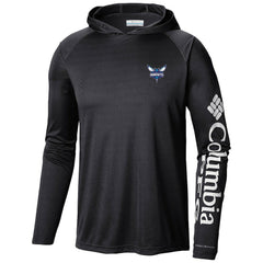 Charlotte Hornets Terminal Tackle Long Sleeve Hoodie T-Shirt Black - Columbia