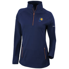 Indiana Pacers Women's Omni-Wick Outward Nine Quarter-Zip Pullover Top Navy - Columbia outlet
