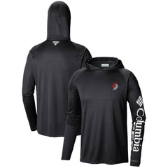 Portland Trail Blazers Terminal Tackle Long Sleeve Hoodie T-Shirt Black - Columbia