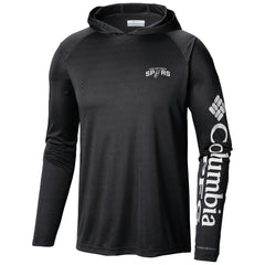 San Antonio Spurs Terminal Tackle Long Sleeve Hoodie T-Shirt Black - Columbia