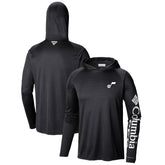 Utah Jazz Terminal Tackle Long Sleeve Hoodie T-Shirt Black - Columbia