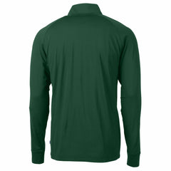 Green Bay Packers Cutter & Buck Helmet Adapt Eco Knit Stretch Recycled Quarter-Zip Pullover Top - Green Pullover