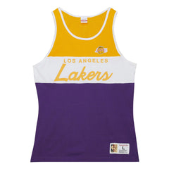 Los Angeles Lakers Special Script Tank Top Purple - Mitchell & Ness