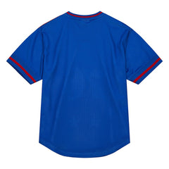 Philadelphia 76ers Jumbotron 3.0 Mesh V-Neck T-Shirt Red - Mitchell & Ness