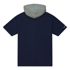 Dallas Cowboys Postgame Short Sleeve Hoodie - Navy Hoodies
