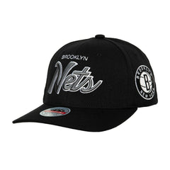 Brooklyn Nets MVP Team Script 2.0 Stretch-Snapback Hat Black - Mitchell & Ness outlet