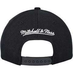 Philadelphia 76ers MVP Team Script 2.0 Stretch-Snapback Hat Black - Mitchell & Ness