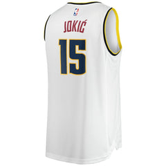 Nikola Jokic Denver Nuggets Fast Break Player Jersey Association Editi- White - Fanatics